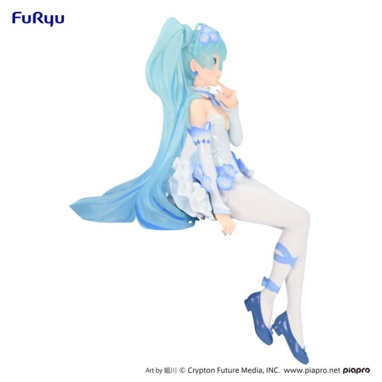 Furyu Hatsune Miku Noodle Stopper Ver. Flower Fairy Nemophila Figure 15cm - Hatsune Miku - Plastmasas figūriņa