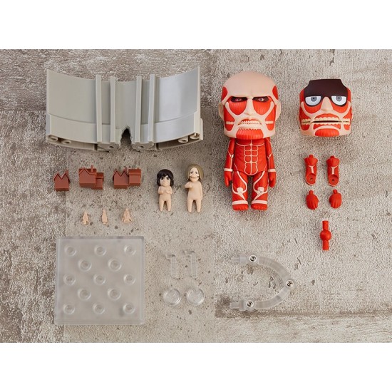 Good Smile Company Attack on Titan Nendoroid Action Figure Colossal Titan Renewal Set 10cm - Figūriņu komplekts