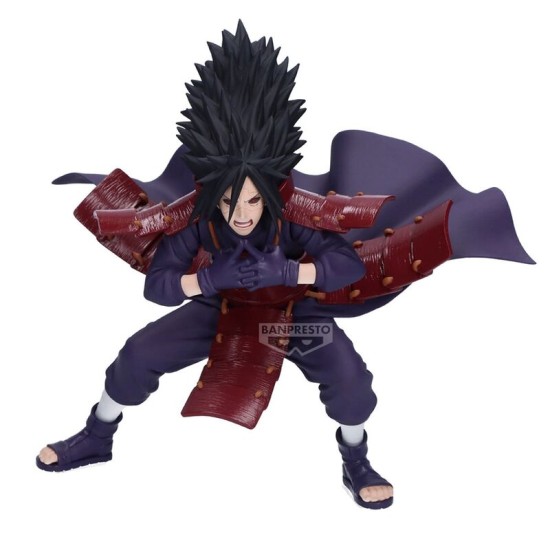 Banpresto Naruto Shippuden Vibration Stars Figure 13cm - Madara Uchiha - Plastmasas figūriņa
