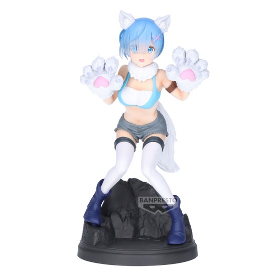 Banpresto Re:Zero Starting Life in Another World Figure 22cm - Rem Monsters Motions - Plastic figure