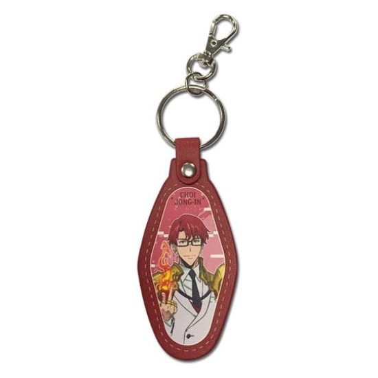 GEE Solo Leveling Leather Keychain - Jong-In - Ādas atslēgu piekariņš