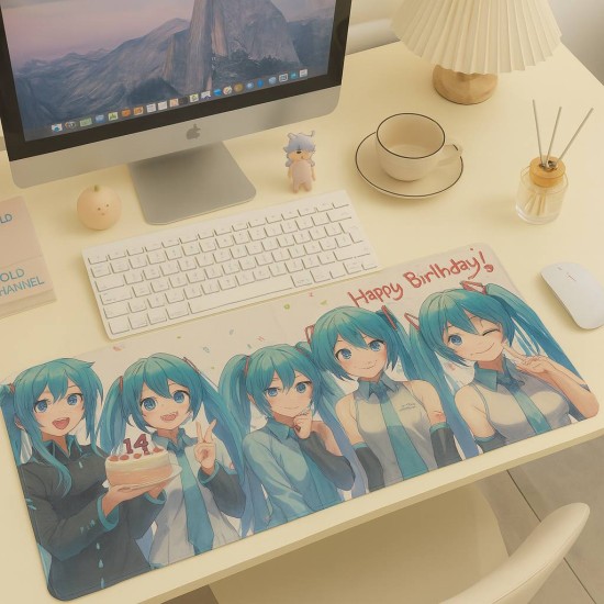 Hatsune Miku XL Mousepad 90 x 40 cm - Design 1