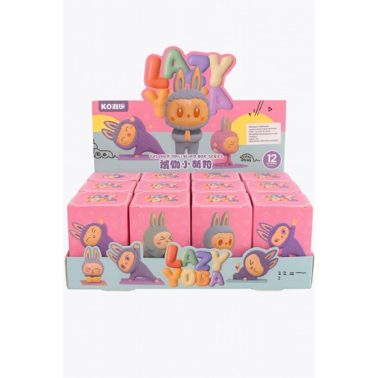 The Monsters V6 Series Flocking Doll Blind Box Random Figure - Plastmasas figūriņa