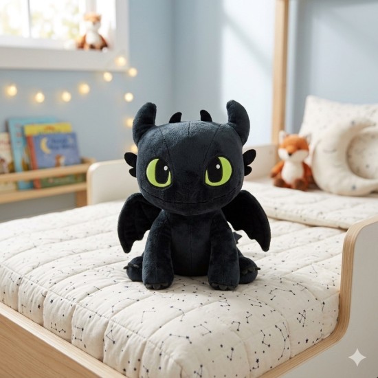 How to Train Your Dragon - Bezzobis (sēž) 45cm - Plīša rotaļlieta