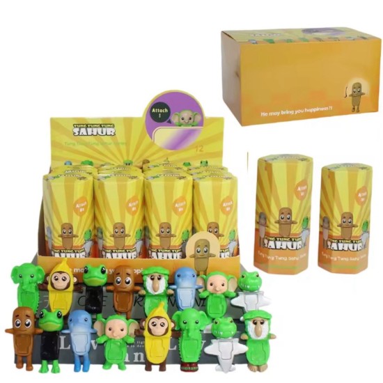 Sonny Angel Hippers (Italian Brainrot Series) Blind Box Decorative Mini Figure (1 pcs.) - Приклеивающаяся декоративная фигурка для устройств