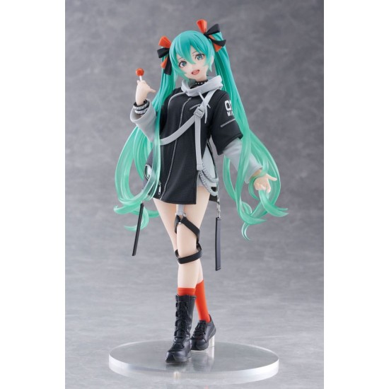 Taito Prize Hatsune Miku Wonderland Ver. Fashion Punk Figure 18cm - Hatsune Miku - Plastmasas figūriņa