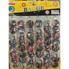 Hatsune Miku Assorted Pin Badge 42mm(1 pcs.) 