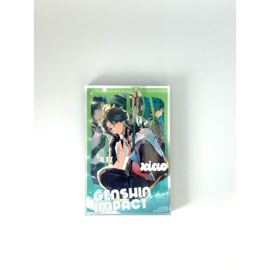 Genshin Impact Acrylic Image with Hero 12 x 8cm - Xiao - Akrila attēls ar varoni
