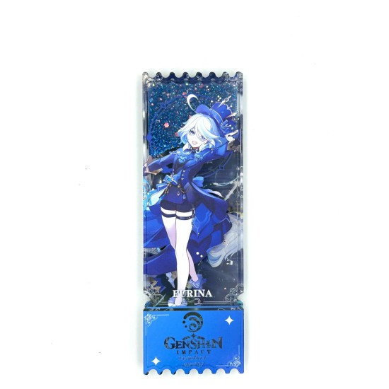 Genshin Impact Acrylic Bookmark with Hero 18 x 6cm - Furina - Akrila grāmatzīme