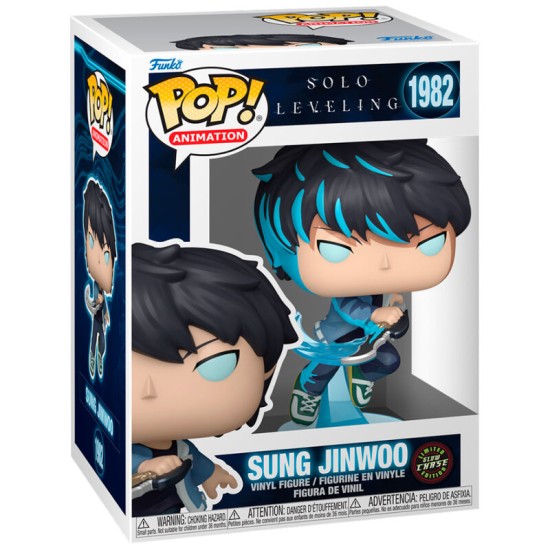 Funko POP! Solo Leveling Figure 9cm - Sung Jinwoo Chase (1982) - Vinila figūriņa