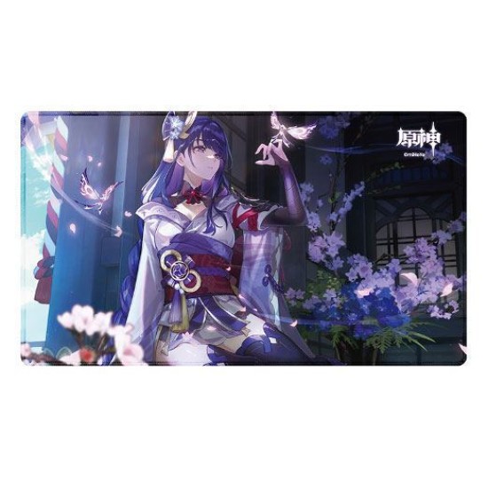 MiHoYo Genshin Impact Firefly ACG Carnival 2022 Event Mousepad 70 x 40 cm - Raiden Shogun / Raiden Ei / Beelzebu