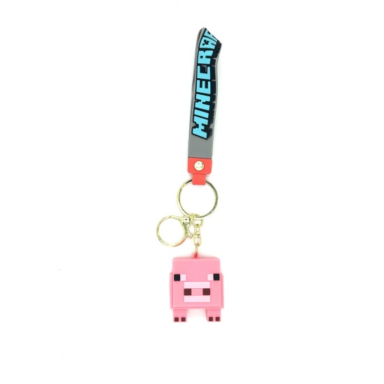 3D Silicone Keychain - Minecraft Design 8 - Silikona atslēgu piekariņš
