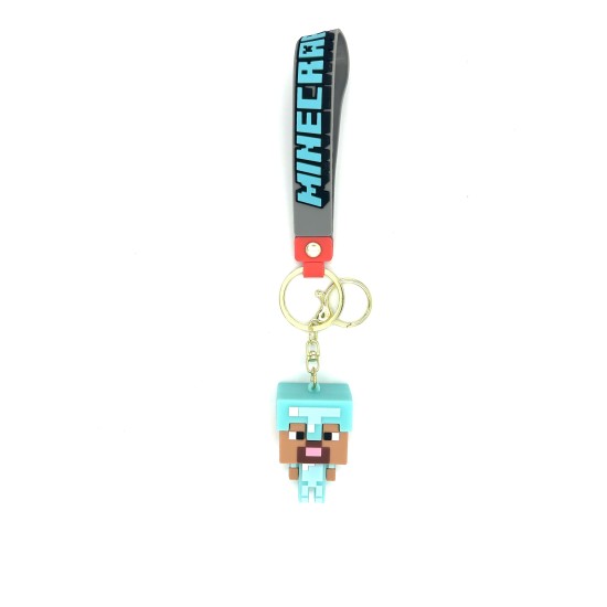 3D Silicone Keychain - Minecraft Design 9 - Силиконовый брелок для ключей