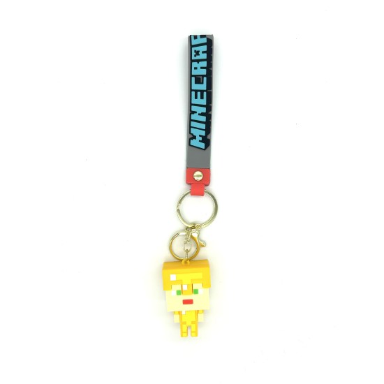 3D Silicone Keychain - Minecraft Design 10 - Silikona atslēgu piekariņš