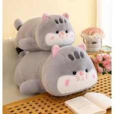 Kawaii Animal Gray Cat 90cm Plush Toy - Серый Кот - Плюшевая игрушка