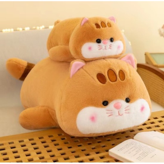 Kawaii Animal Ginger Cat Plush Toy 90cm