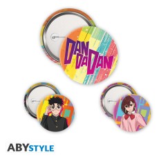 ABYstyle Dandadan Pin Badge Pack (3 pcs.) - Momo & Okarun - Значок 