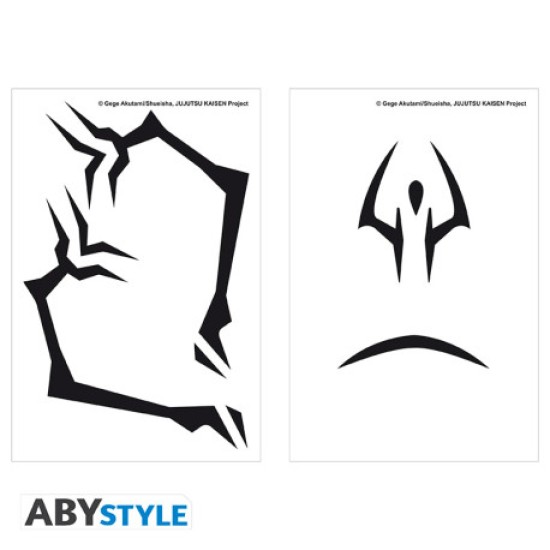 ABYstyle Jujutsu Kaisen Tattoos 10 x 15 cm - Tetovējumi