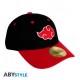 ABYstyle Naruto Shippuden Cap - Black & Red - Kokvilnas cepure ar nagu