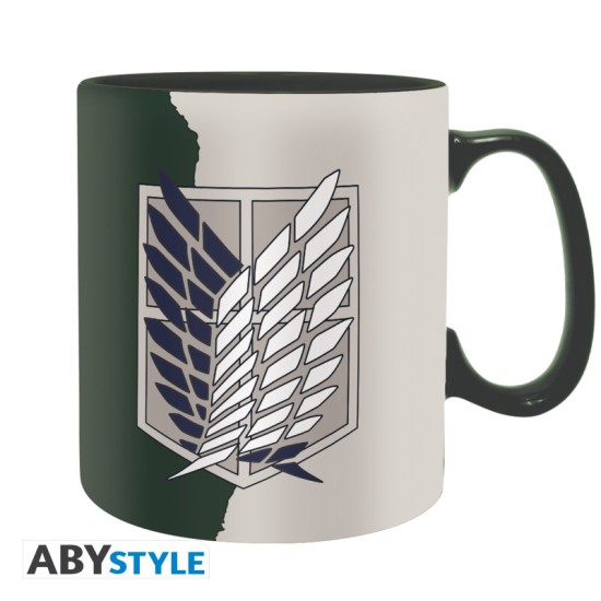 ABYstyle Attack on Titan King Size Ceramic Mug 460ml - Emblem - Krūze