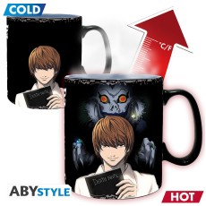 ABYstyle Death Note Heat Change Ceramic Mug 460ml - Kira & L - Krūze