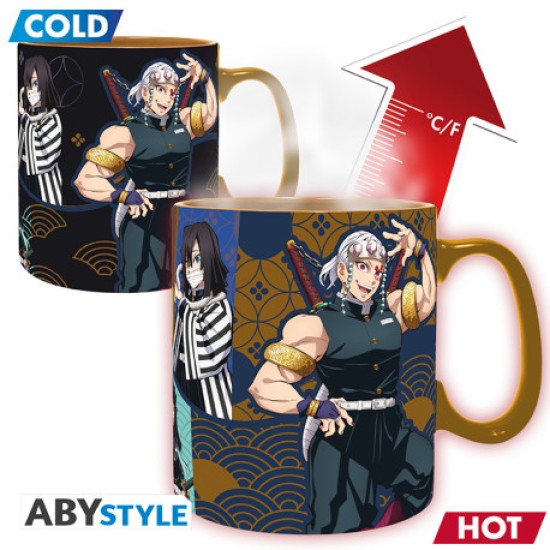 ABYstyle Demon Slayer Heat Change Ceramic Mug 460ml - Hashira
