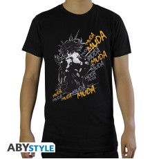 ABYstyle Jojo's Bizzare Adventure Muda T-shirt - L size / Black - Men's cotton T-shirt