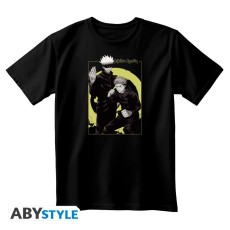 ABYstyle Jujutsu Kaisen Itadori & Gojo T-shirt - M size / Black - Men's cotton T-shirt