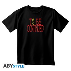 ABYstyle One Piece To Be Continued T-shirt - L size / Black - Men's cotton T-shirt
