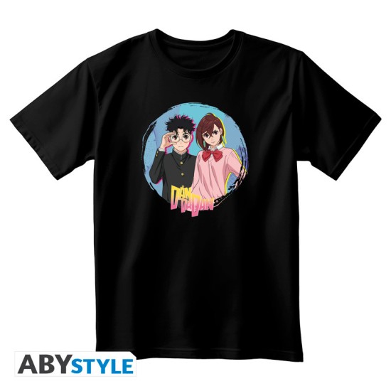 ABYstyle Dandadan Momo & Okarun T-shirt - XS size / Black - Unisex cotton T-shirt