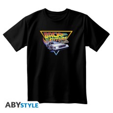ABYstyle Back to the Future T-shirt - L izmērs / Melns - Vīriešu kokvilnas T-krekls
