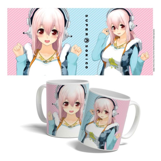 Popbuddies Super Sonico Mug 325ml - Sonico Hoodie - Krūze