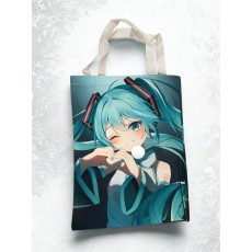 Hatsune Miku Shopping Bag 34 x 42 cm - Design 5