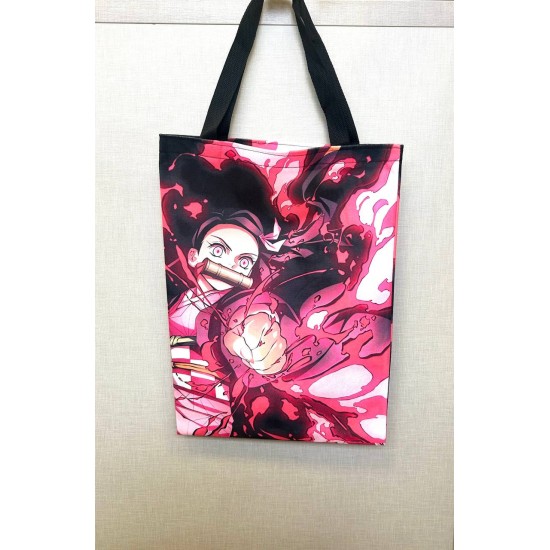 Demon Slayer Shopping Bag 34 x 42 cm - Design 4 - Iepirkumu soma