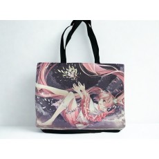Hatsune Miku Shopping Bag Zip Closure 34 x 42 cm - Design 11