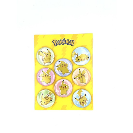 Pokemon Pin Badge Pack (8 pcs.) - Design 1- Piespraude