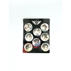 The King's Avatar Chibi Style Pin Badge Pack (8 pcs.) - Design 1 - Значок 