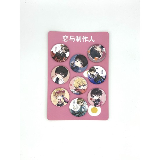 Koi to Producer: Evil x Love Chibi Style Pin Badge Pack (9 pcs.) - Design 2 - Значок