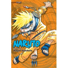 Naruto 3-in-1 Edition Vol.2 (EN) Paperback - Grafiskā novele (Masashi Kishimoto)