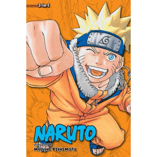 Naruto 3-in-1 Edition Vol.7 (EN) Paperback - Grafiskā novele (Masashi Kishimoto)
