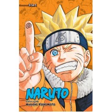 Naruto 3-in-1 Edition Vol.8 (EN) Paperback - Grafiskā novele (Masashi Kishimoto)