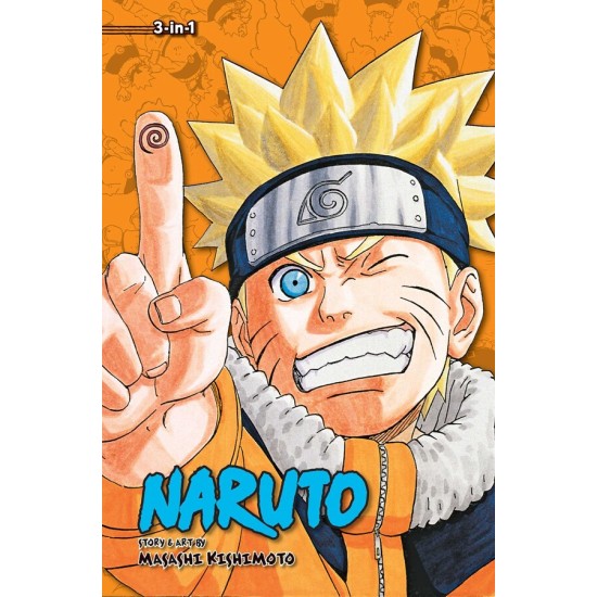 Naruto 3-in-1 Edition Vol.8 (EN) Paperback - Graphic novel (Masashi Kishimoto)