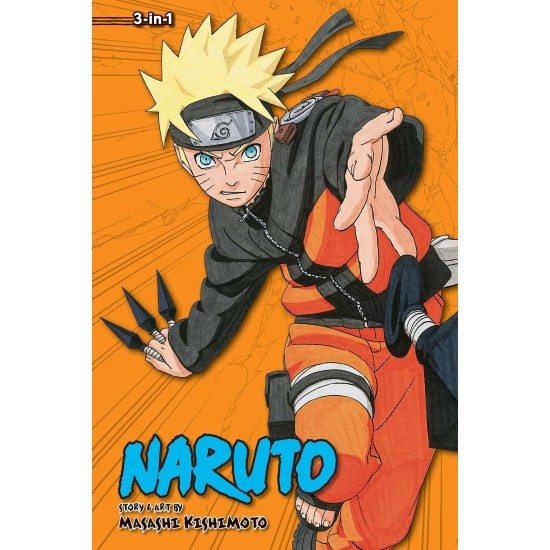 Naruto 3-in-1 Edition Vol.10 (EN) Paperback - Grafiskā novele (Masashi Kishimoto)