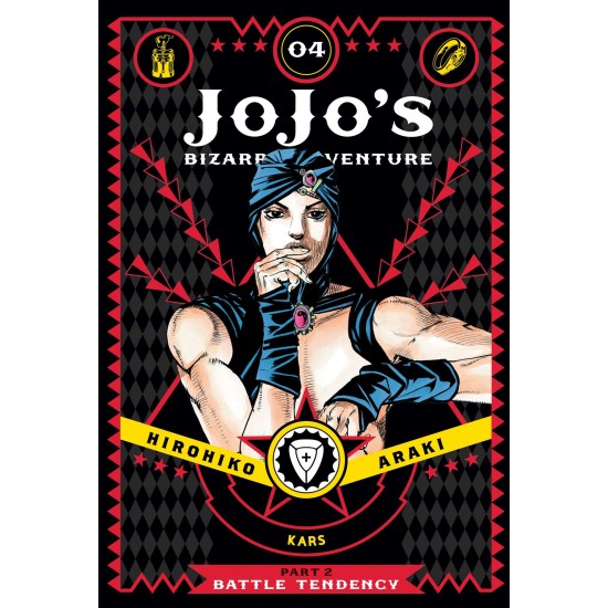 JoJo's Bizarre Adventure: Part 2 Battle Tendency Vol. 4 (EN) Hardback - Grafiskā novele (Hirohiko Araki)