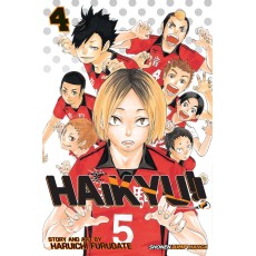 Haikyu!! Vol.4 (EN) Paperback - Grafiskā novele (Haruichi Furudate)