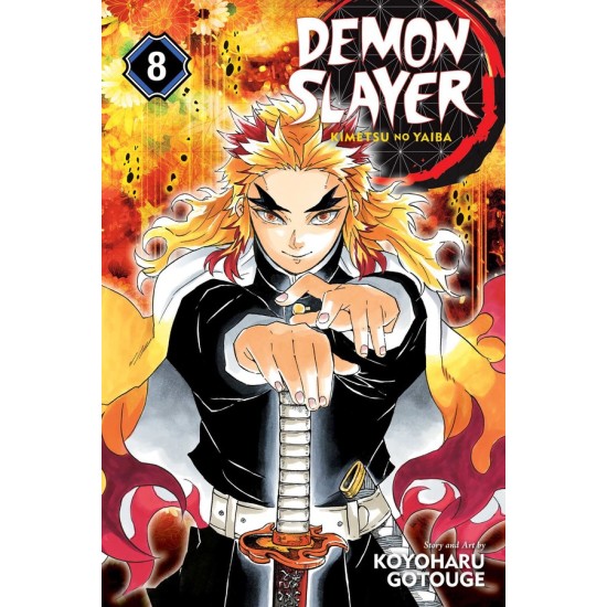 Demon Slayer: Kimetsu no Yaiba Vol.8 (EN) Paperback - Графическая новелла (Koyoharu Gotouge)