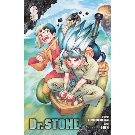 Dr. Stone Vol.8 (EN) Paperback - Grafiskā novele (Riichiro Inagaki)