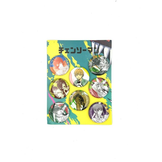 Chainsaw Man Pin Badge Pack (8 pcs.) - Design 1