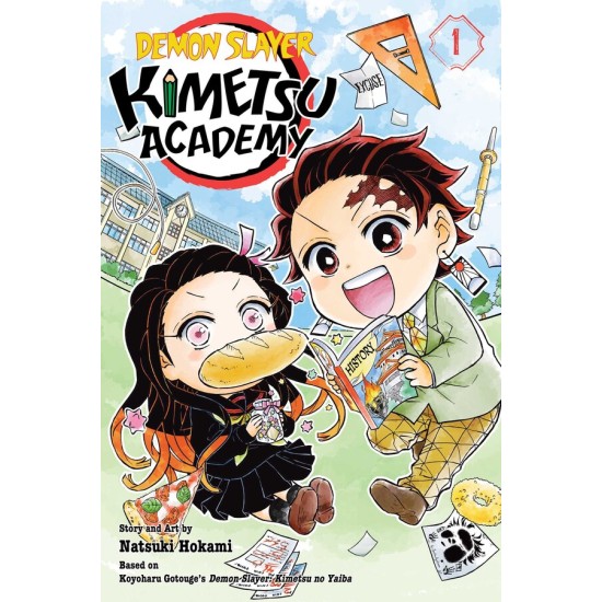 Demon Slayer: Kimetsu Academy Vol.1 (EN) Paperback - Graphic novel (Koyoharu Gotouge)