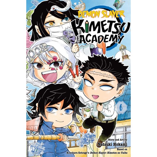 Demon Slayer: Kimetsu Academy Vol.6 (EN) Paperback - Grafiskā novele (Koyoharu Gotouge)